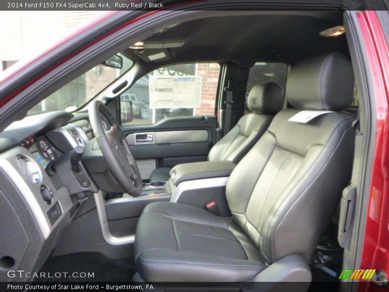 Front Seat of 2014 F150 FX4 SuperCab 4x4