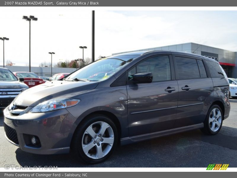 Galaxy Gray Mica / Black 2007 Mazda MAZDA5 Sport