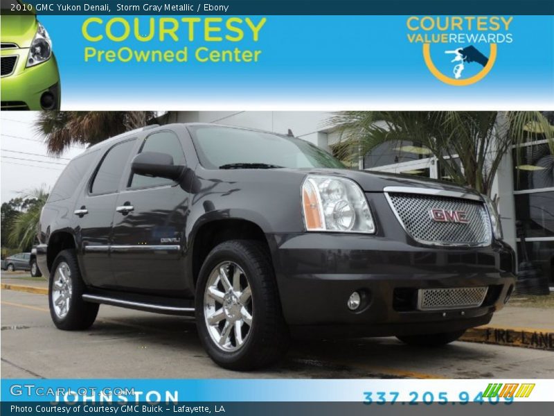 Storm Gray Metallic / Ebony 2010 GMC Yukon Denali