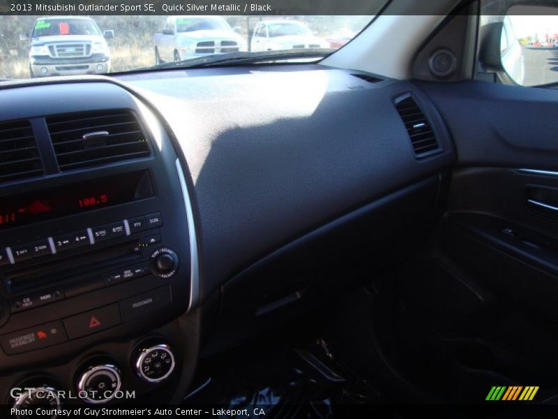 Quick Silver Metallic / Black 2013 Mitsubishi Outlander Sport SE