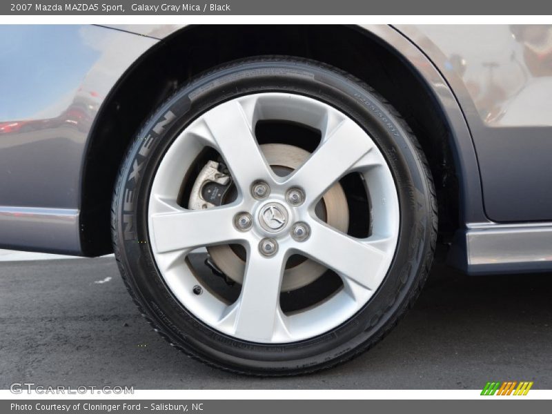 Galaxy Gray Mica / Black 2007 Mazda MAZDA5 Sport