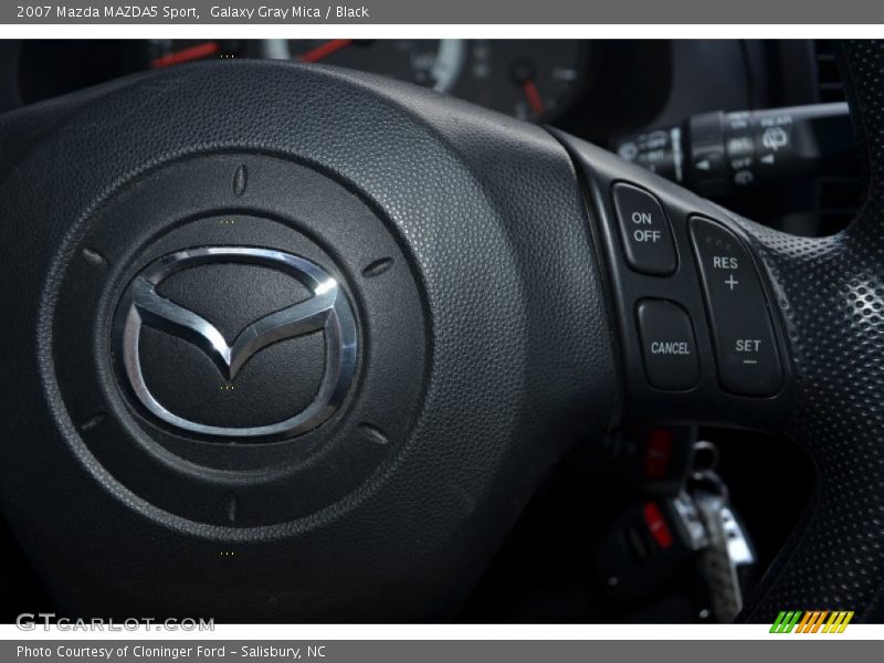 Galaxy Gray Mica / Black 2007 Mazda MAZDA5 Sport