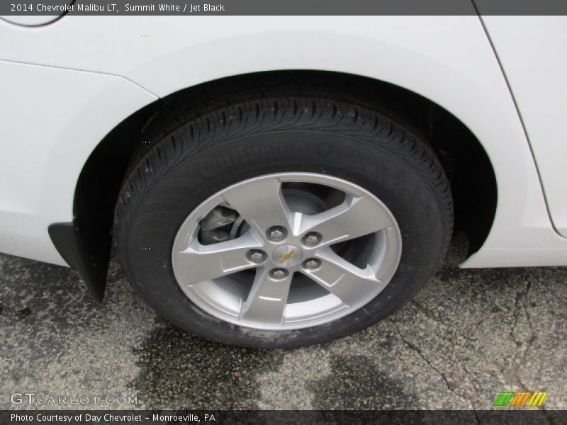 Summit White / Jet Black 2014 Chevrolet Malibu LT