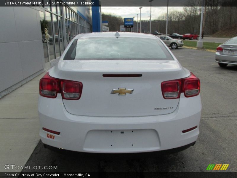 Summit White / Jet Black 2014 Chevrolet Malibu LT