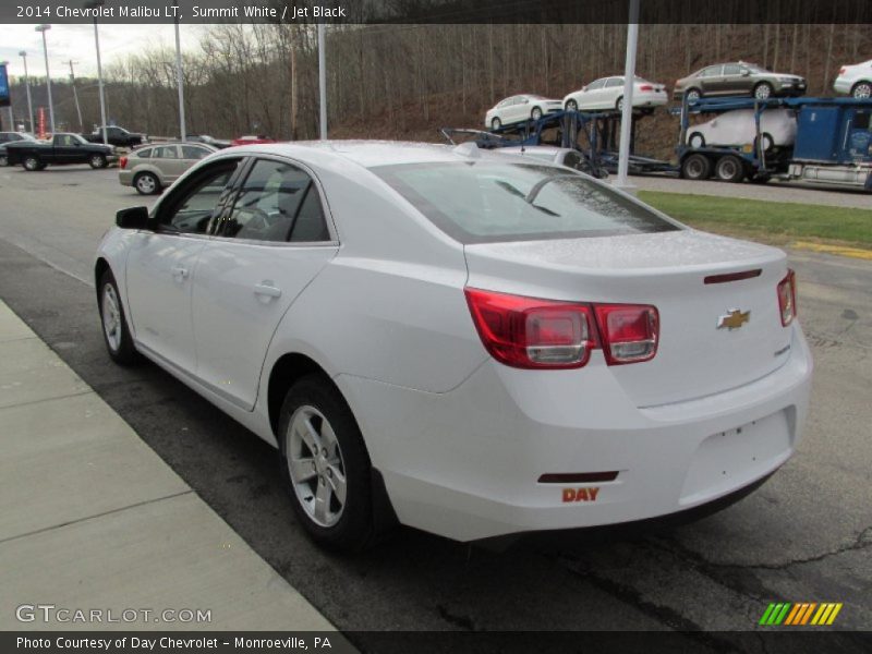 Summit White / Jet Black 2014 Chevrolet Malibu LT