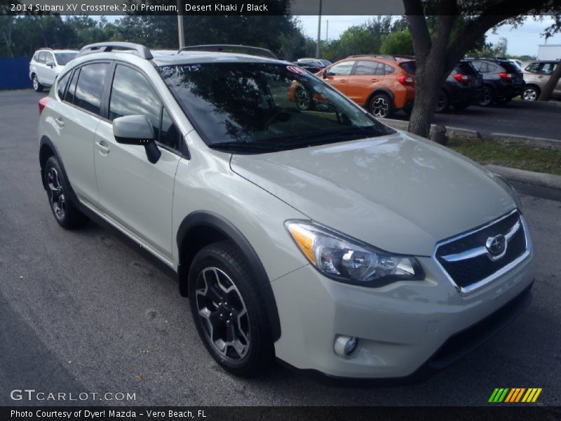 Desert Khaki / Black 2014 Subaru XV Crosstrek 2.0i Premium