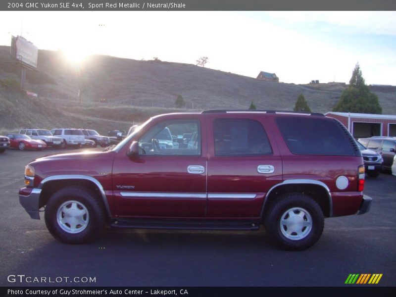 Sport Red Metallic / Neutral/Shale 2004 GMC Yukon SLE 4x4