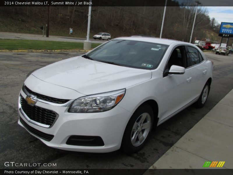 Summit White / Jet Black 2014 Chevrolet Malibu LT