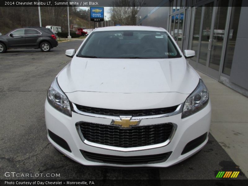 Summit White / Jet Black 2014 Chevrolet Malibu LT