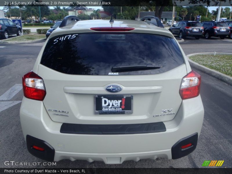 Desert Khaki / Black 2014 Subaru XV Crosstrek 2.0i Premium