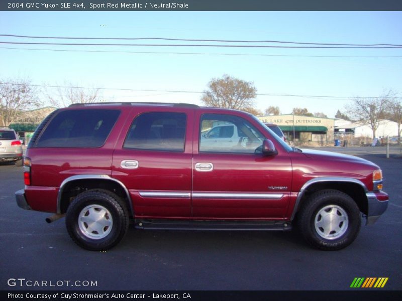 Sport Red Metallic / Neutral/Shale 2004 GMC Yukon SLE 4x4