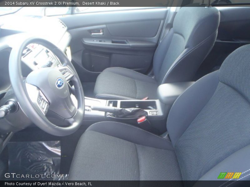 Desert Khaki / Black 2014 Subaru XV Crosstrek 2.0i Premium