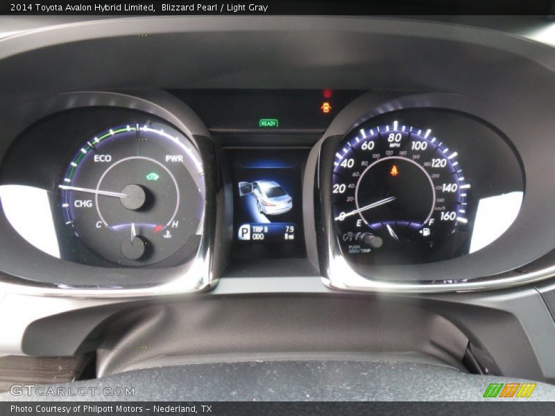  2014 Avalon Hybrid Limited Hybrid Limited Gauges