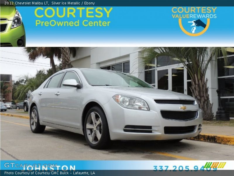 Silver Ice Metallic / Ebony 2012 Chevrolet Malibu LT