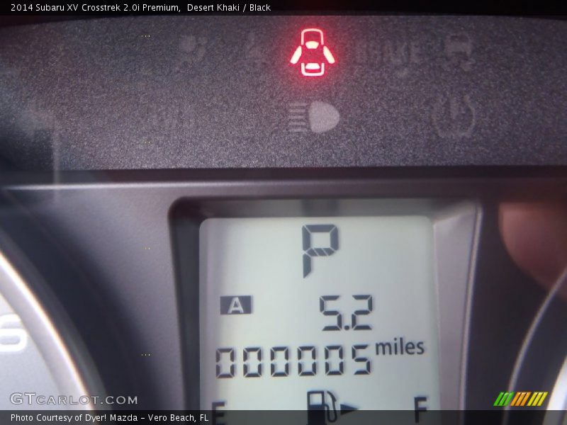 Desert Khaki / Black 2014 Subaru XV Crosstrek 2.0i Premium