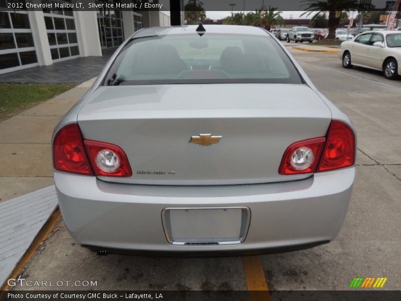 Silver Ice Metallic / Ebony 2012 Chevrolet Malibu LT