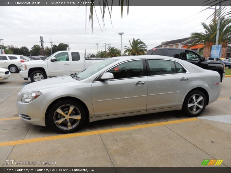 Silver Ice Metallic / Ebony 2012 Chevrolet Malibu LT