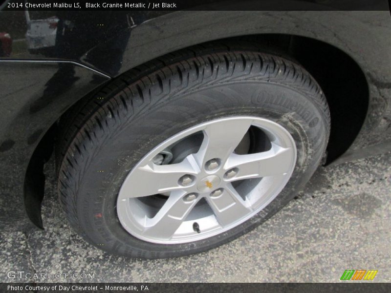 Black Granite Metallic / Jet Black 2014 Chevrolet Malibu LS