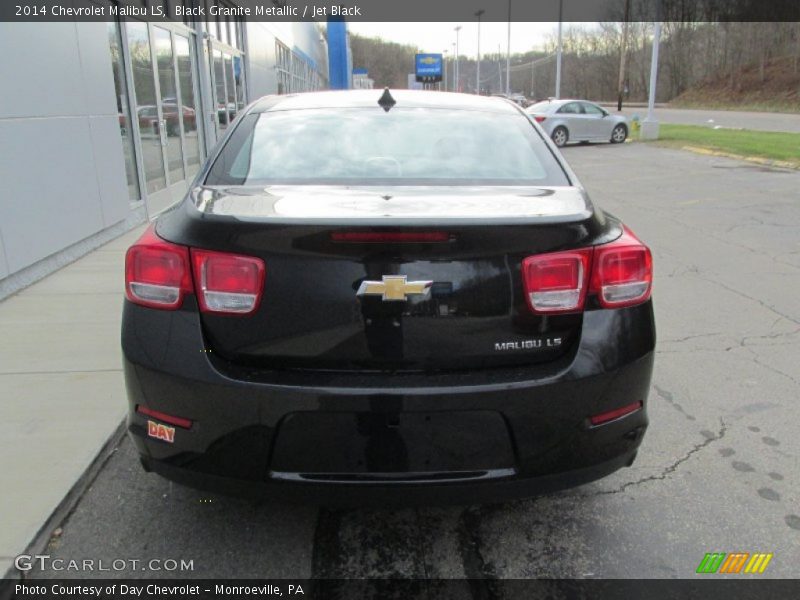 Black Granite Metallic / Jet Black 2014 Chevrolet Malibu LS