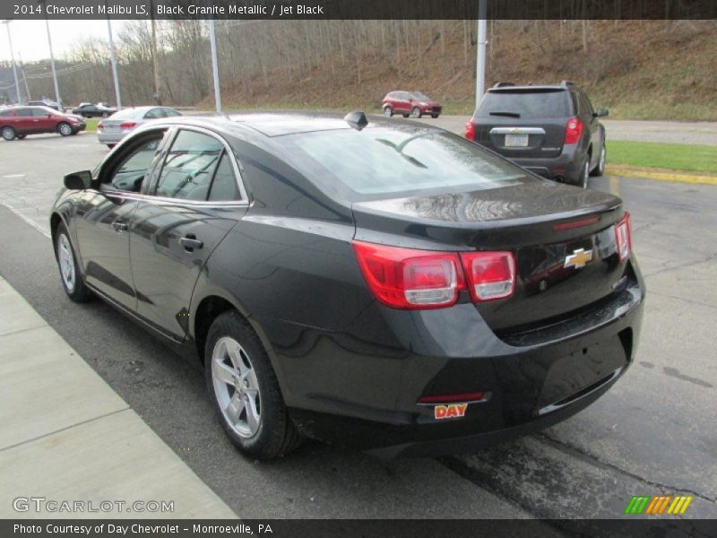 Black Granite Metallic / Jet Black 2014 Chevrolet Malibu LS