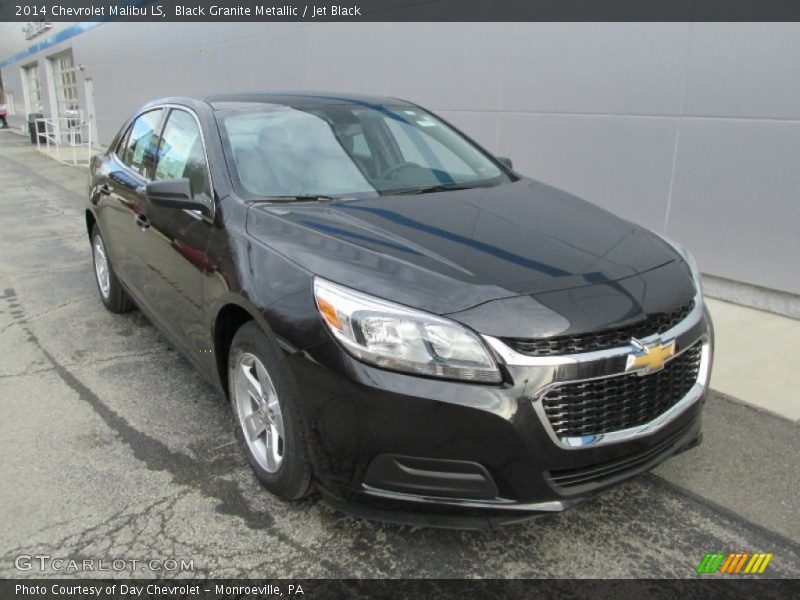 Black Granite Metallic / Jet Black 2014 Chevrolet Malibu LS