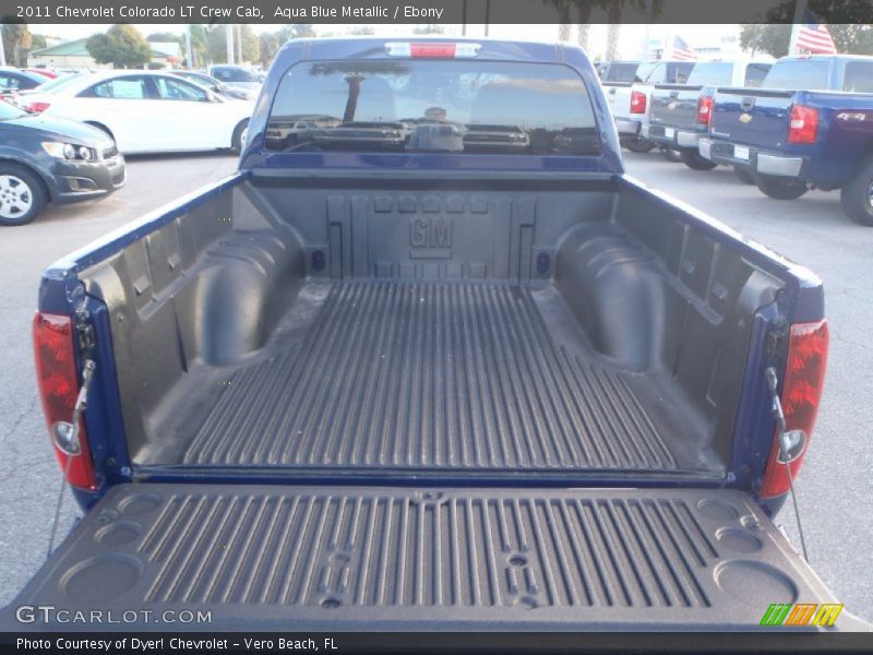 Aqua Blue Metallic / Ebony 2011 Chevrolet Colorado LT Crew Cab