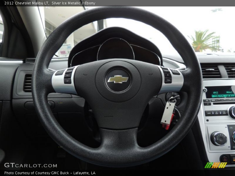 Silver Ice Metallic / Ebony 2012 Chevrolet Malibu LT