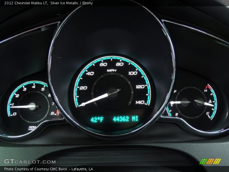 Silver Ice Metallic / Ebony 2012 Chevrolet Malibu LT