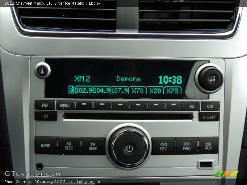Silver Ice Metallic / Ebony 2012 Chevrolet Malibu LT