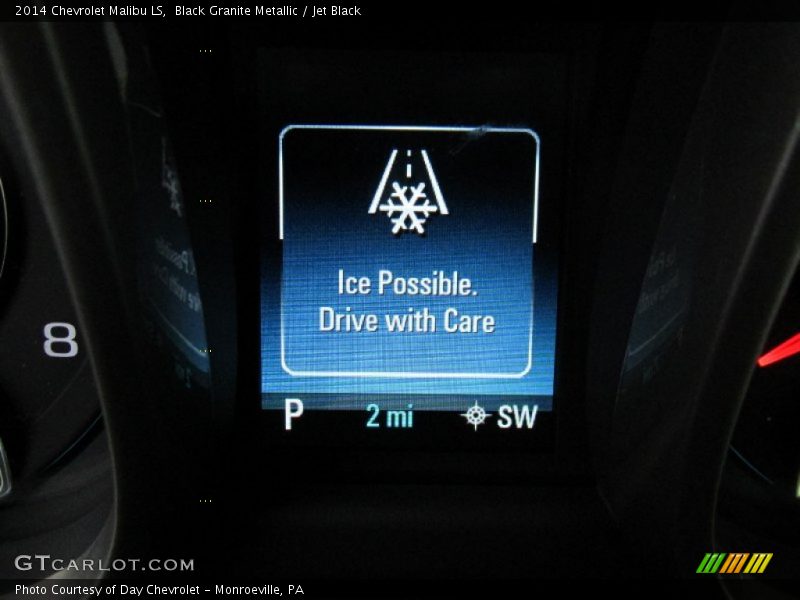 Black Granite Metallic / Jet Black 2014 Chevrolet Malibu LS