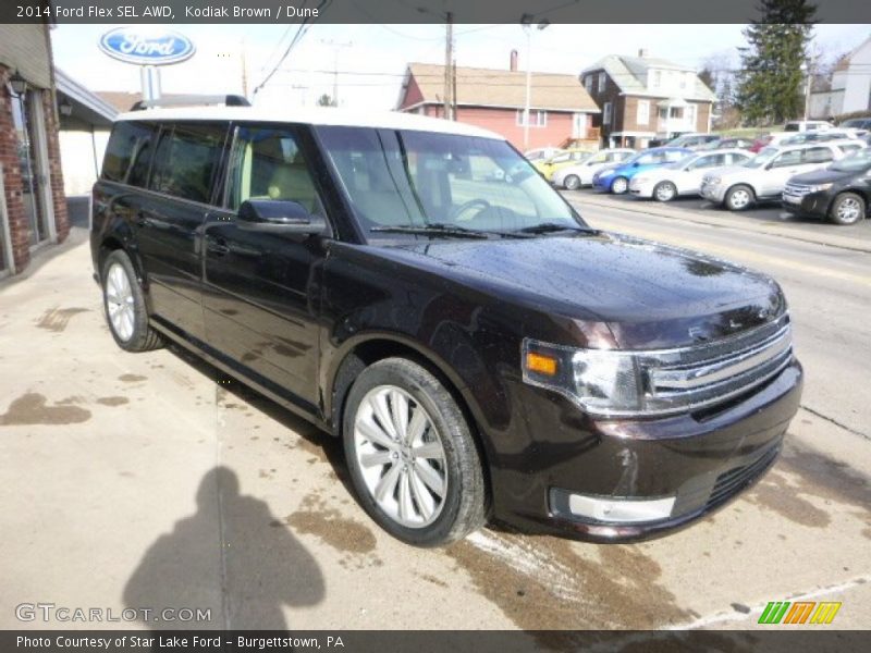 Kodiak Brown / Dune 2014 Ford Flex SEL AWD