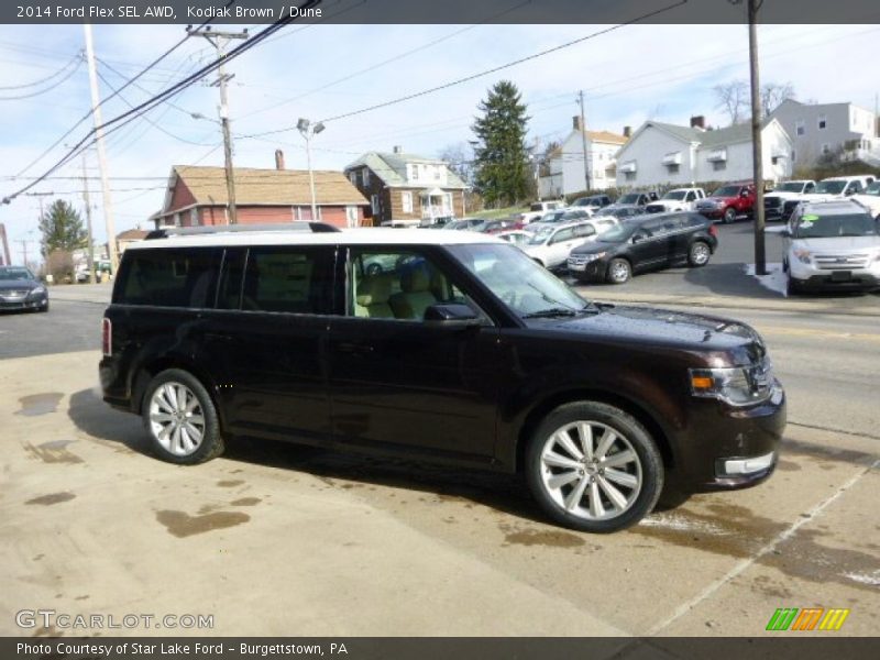 Kodiak Brown / Dune 2014 Ford Flex SEL AWD