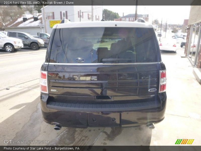 Kodiak Brown / Dune 2014 Ford Flex SEL AWD