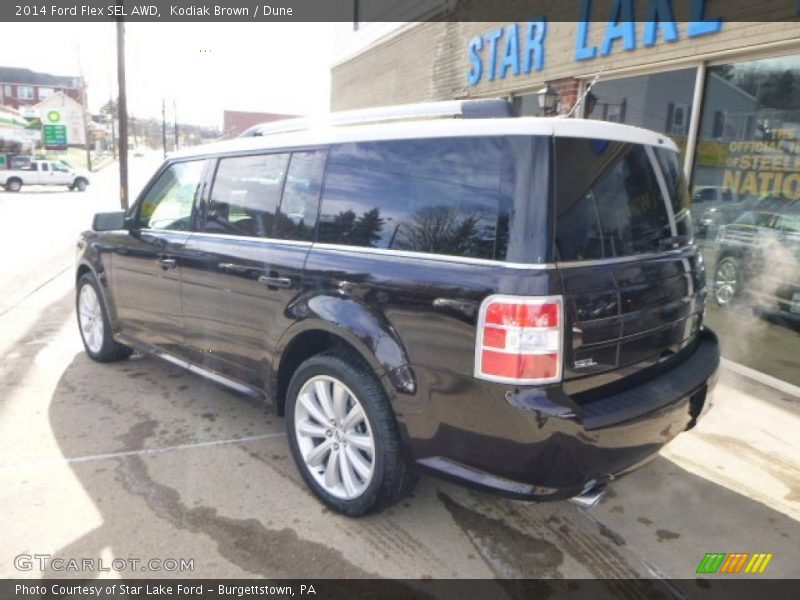 Kodiak Brown / Dune 2014 Ford Flex SEL AWD