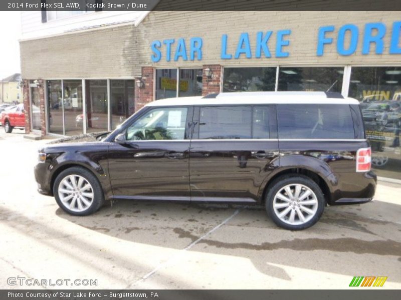 Kodiak Brown / Dune 2014 Ford Flex SEL AWD