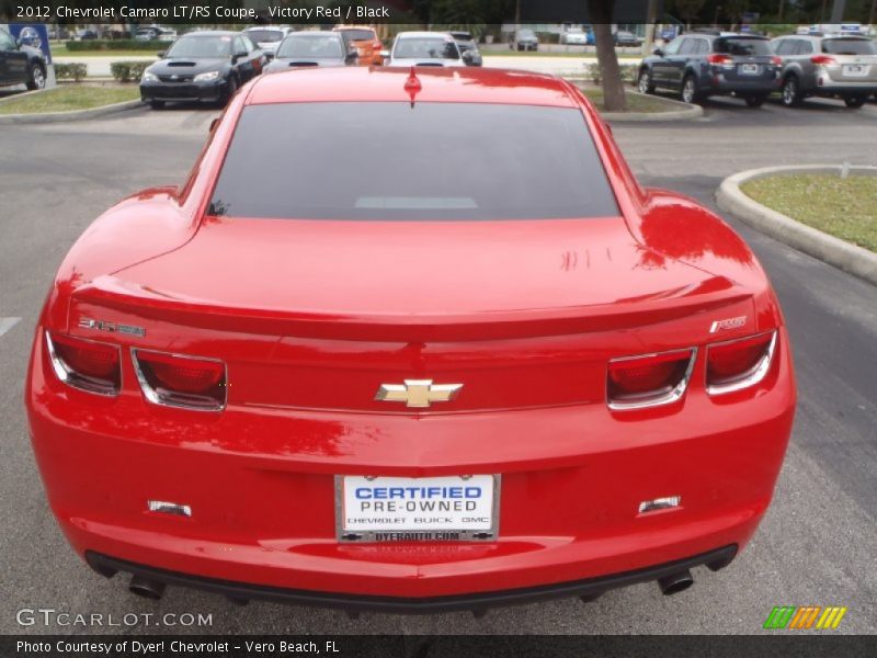 Victory Red / Black 2012 Chevrolet Camaro LT/RS Coupe