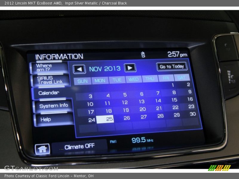 Ingot Silver Metallic / Charcoal Black 2012 Lincoln MKT EcoBoost AWD