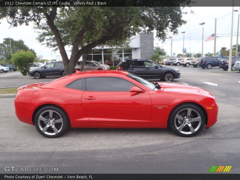Victory Red / Black 2012 Chevrolet Camaro LT/RS Coupe