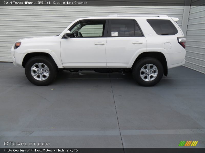 Super White / Graphite 2014 Toyota 4Runner SR5 4x4