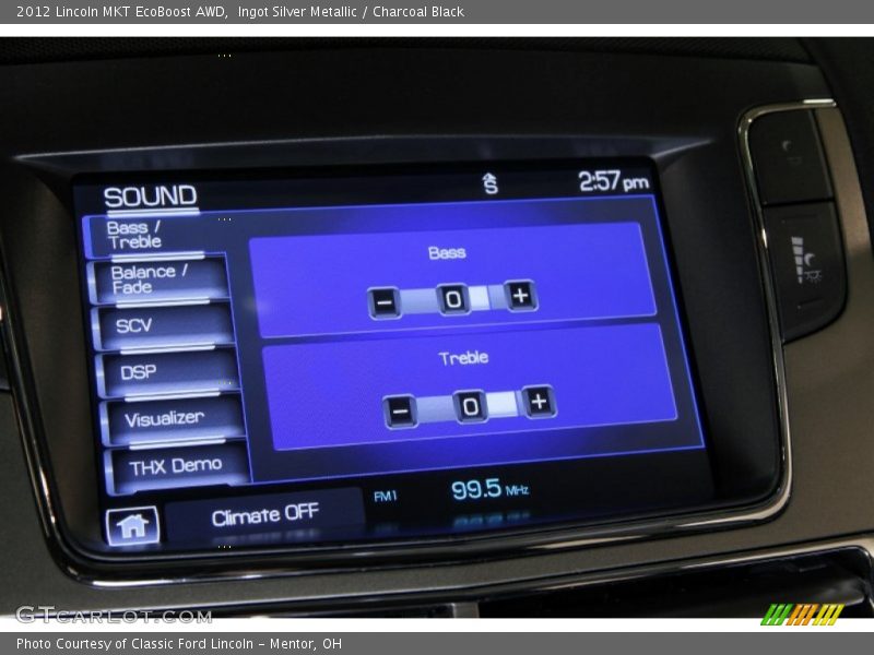 Ingot Silver Metallic / Charcoal Black 2012 Lincoln MKT EcoBoost AWD