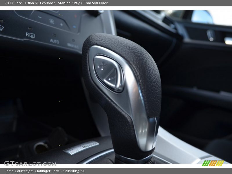 Sterling Gray / Charcoal Black 2014 Ford Fusion SE EcoBoost