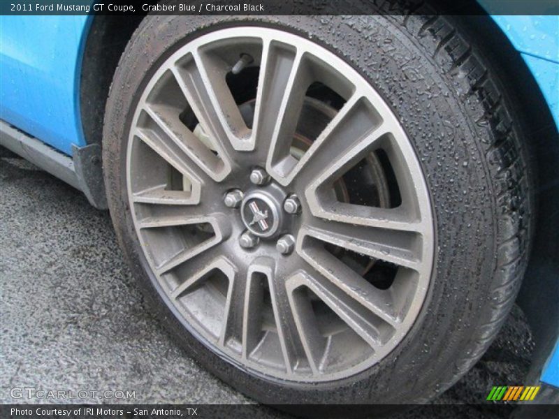 Grabber Blue / Charcoal Black 2011 Ford Mustang GT Coupe