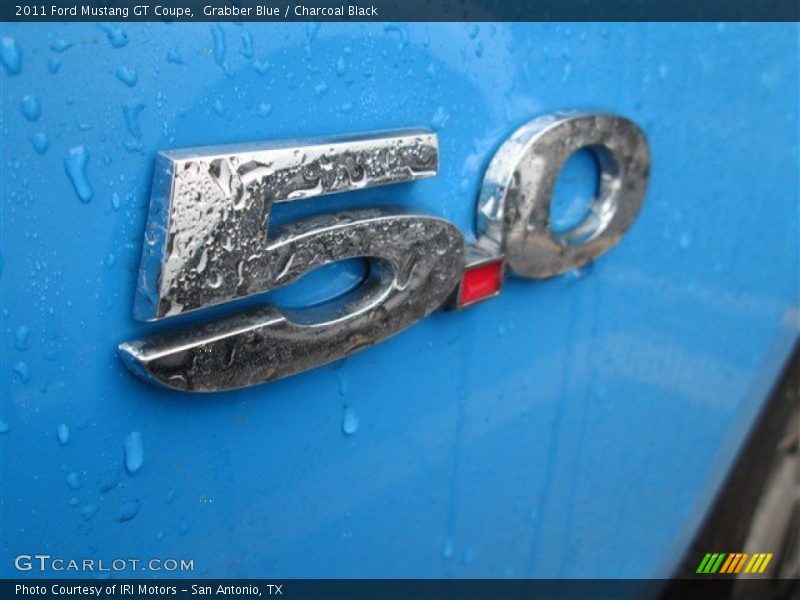 Grabber Blue / Charcoal Black 2011 Ford Mustang GT Coupe