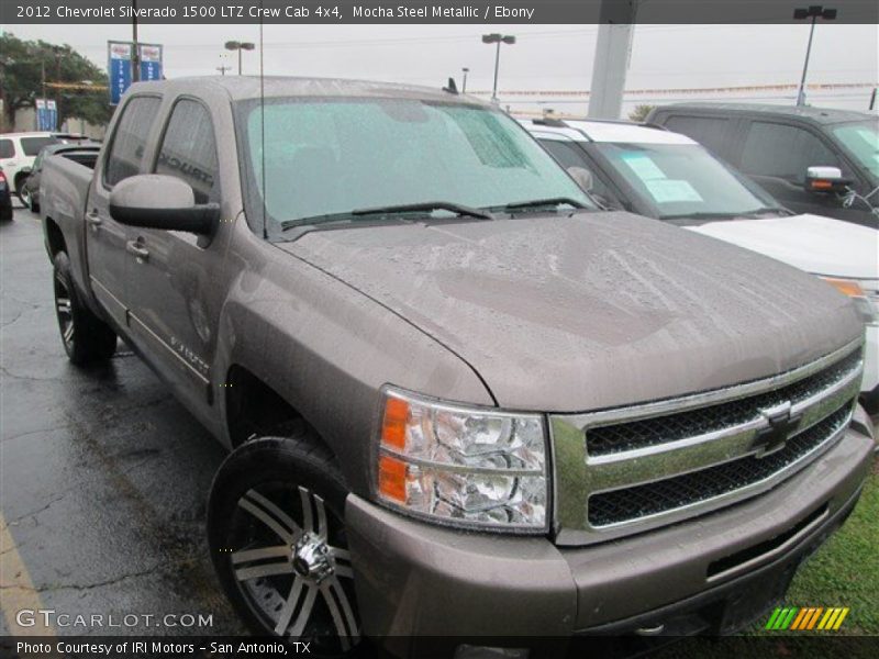 Mocha Steel Metallic / Ebony 2012 Chevrolet Silverado 1500 LTZ Crew Cab 4x4