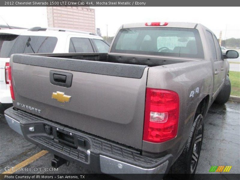 Mocha Steel Metallic / Ebony 2012 Chevrolet Silverado 1500 LTZ Crew Cab 4x4