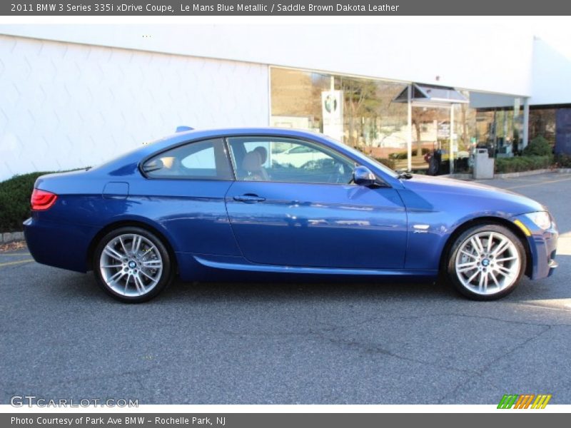 Le Mans Blue Metallic / Saddle Brown Dakota Leather 2011 BMW 3 Series 335i xDrive Coupe