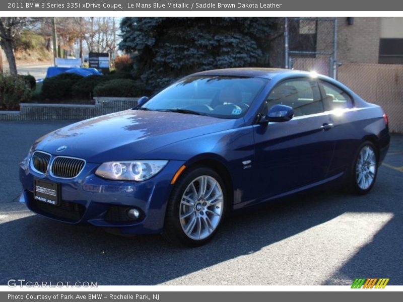 Le Mans Blue Metallic / Saddle Brown Dakota Leather 2011 BMW 3 Series 335i xDrive Coupe