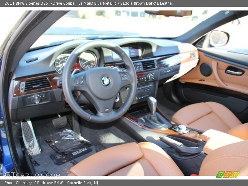 Le Mans Blue Metallic / Saddle Brown Dakota Leather 2011 BMW 3 Series 335i xDrive Coupe