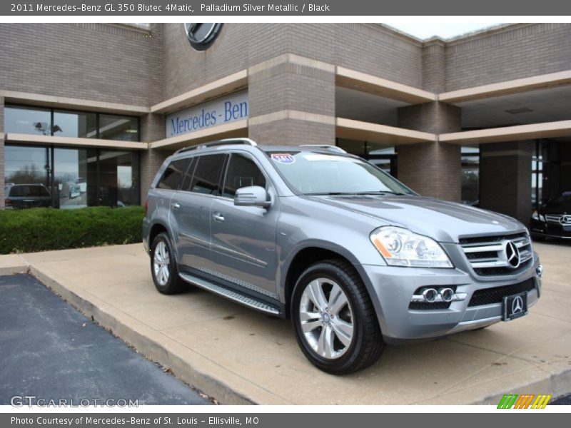 Palladium Silver Metallic / Black 2011 Mercedes-Benz GL 350 Blutec 4Matic