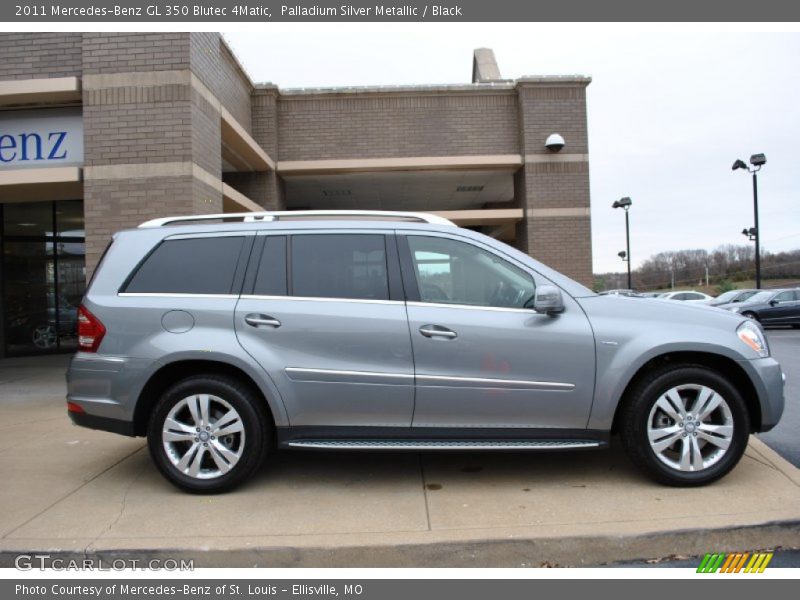 Palladium Silver Metallic / Black 2011 Mercedes-Benz GL 350 Blutec 4Matic
